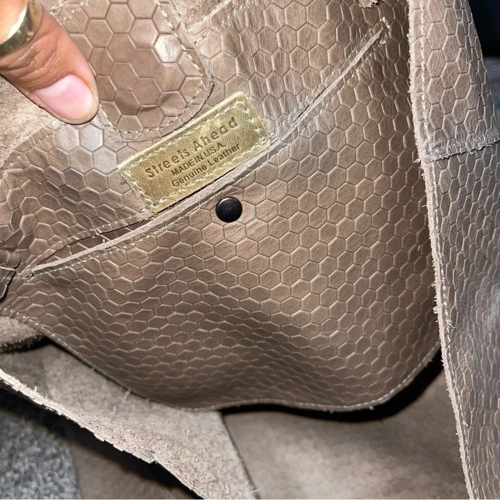 Streets Ahead Tan Beige Tote Shoulder Bag